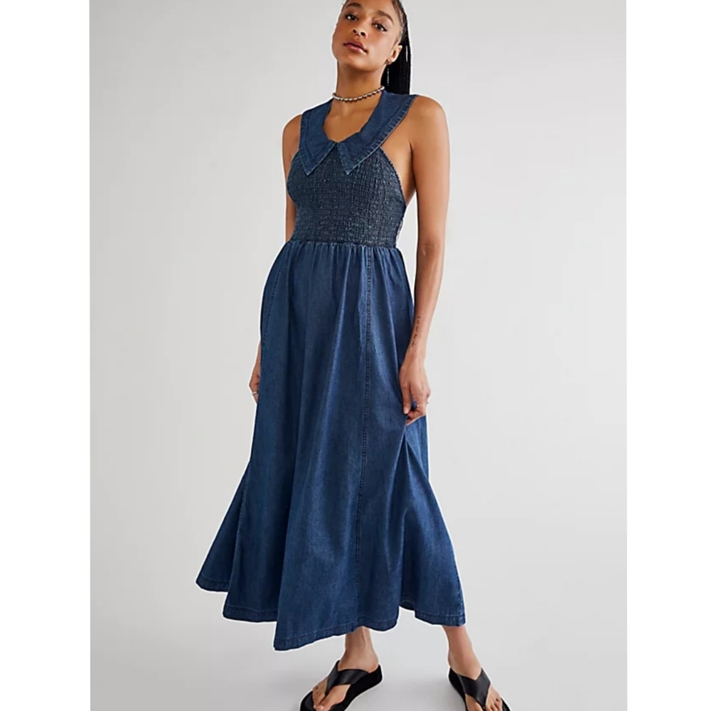 Free people Bambi Girl Midi Dress Size S - Picture 1 of 3